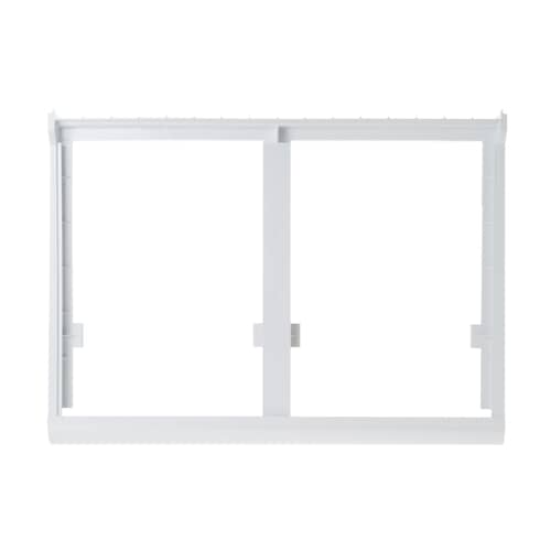 Side/corner view showing the depth of the frame structure.