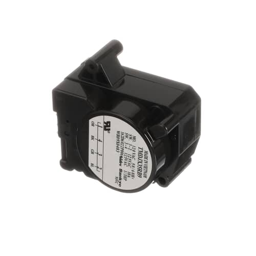 GE WR9X483 Defrost Control Timer - Front view showing wiring diagram and terminals.