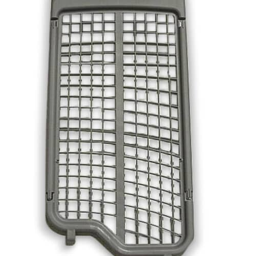 Close-up of the top surface of the rack showing the small square grid pattern for airflow and support.