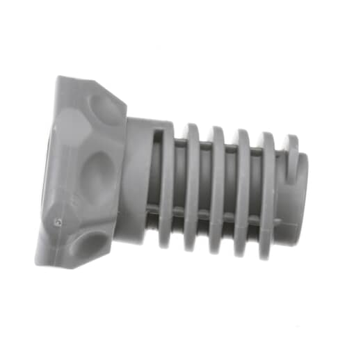 Samsung DC61-03128A leveling leg showing the hexagonal head and threaded body