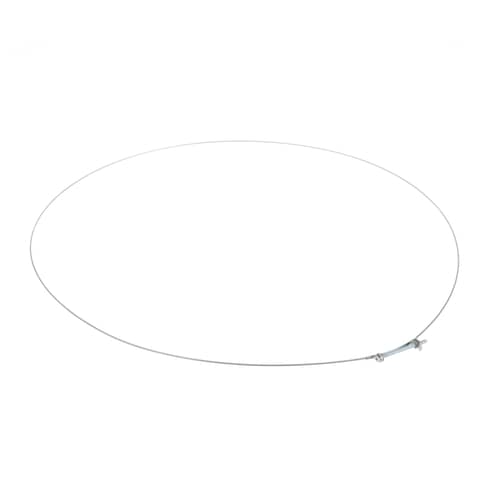 Samsung DC97-04981D hose clamp shown as a large circular wire ring against white