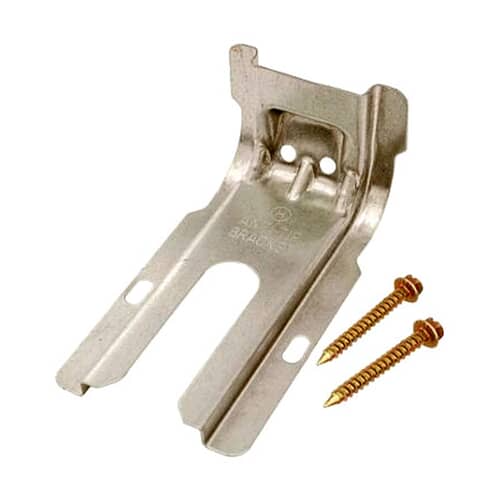 Metal anti-tip bracket and two self-tapping screws.