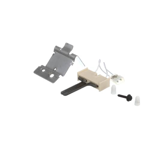 Alternative view of the gas dryer burner igniter kit replacement part.