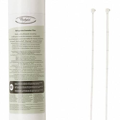 Whirlpool 4378411RB Refrigerator In-line Water Filter - Front View
