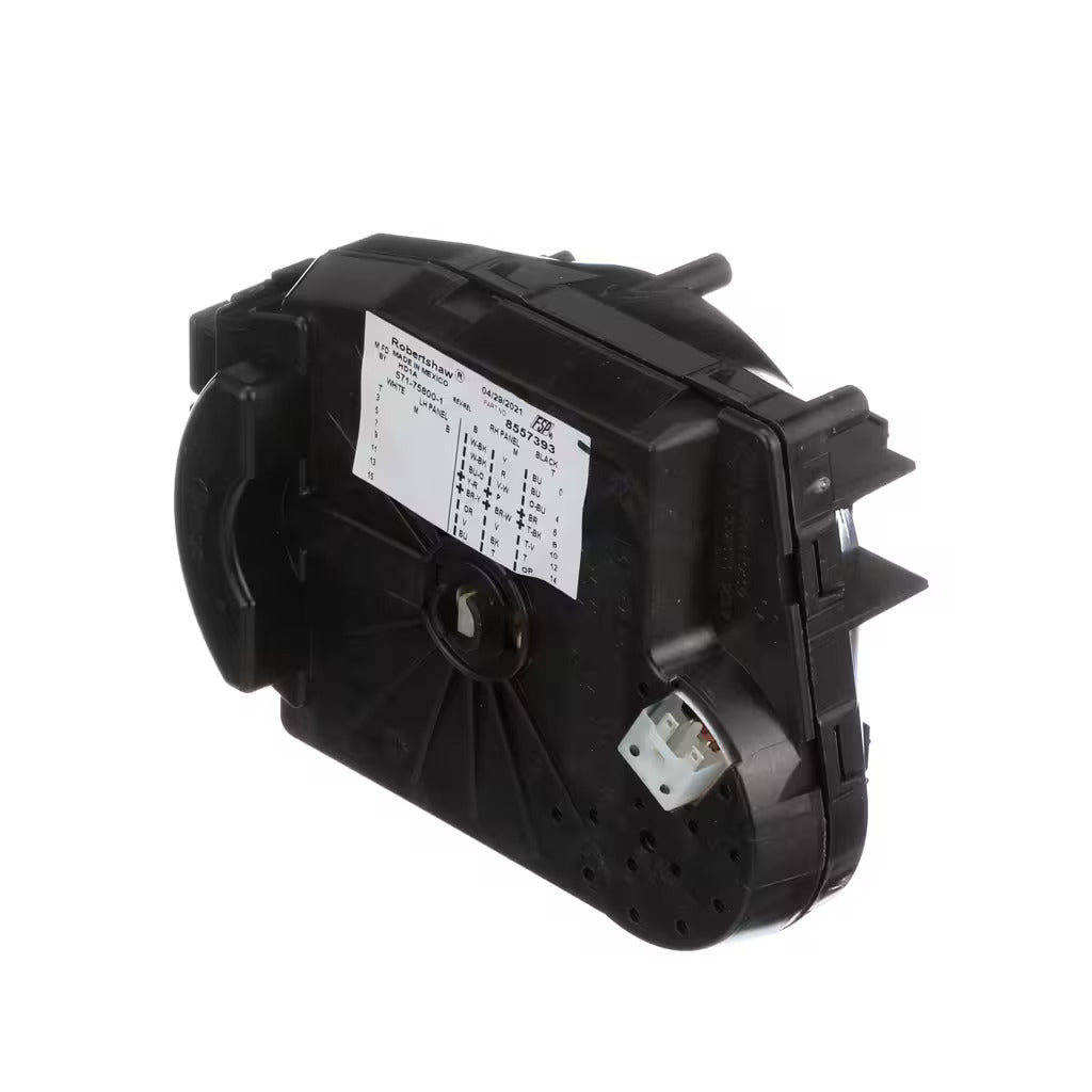 Whirlpool Invensys HD timer rear connectors and label