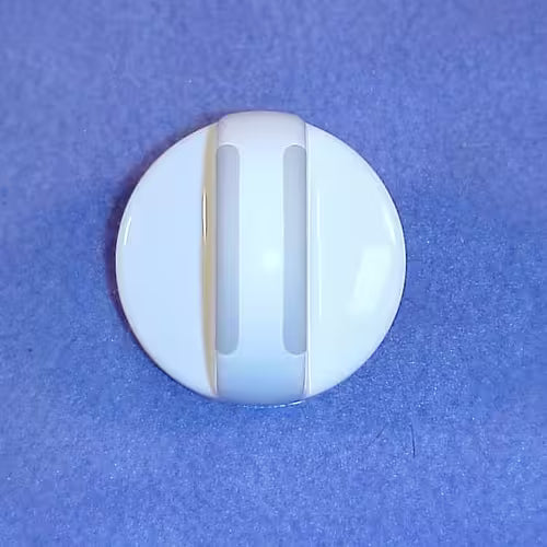 OEM Frigidaire/Electrolux timer knob 134043200 close-up white finish