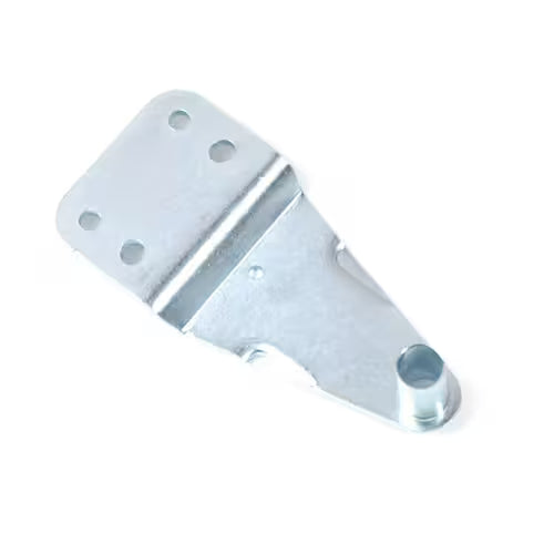 Close-up of part number label 240327207 on hinge bracket