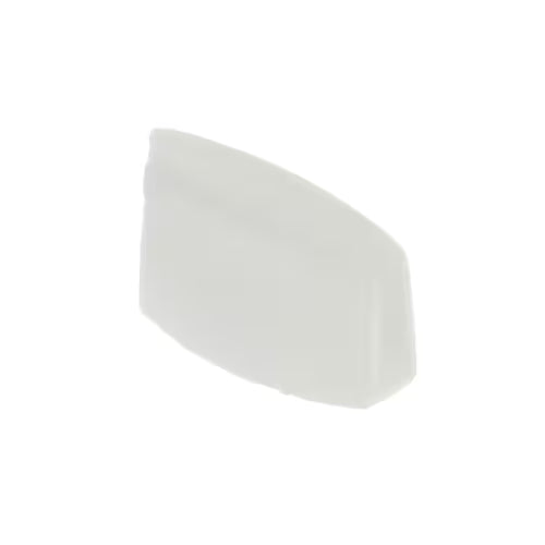 Close-up of part number 240349801 label on crisper drawer slide clip