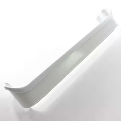 Close-up of part number 240495804 molded on shelf bar edg