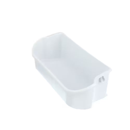 Frigidaire 241505506 door shelf bin front view (white)