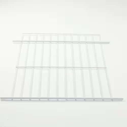Installation view: wire shelf 241657504 mounted in Frigidaire freezer compartment
