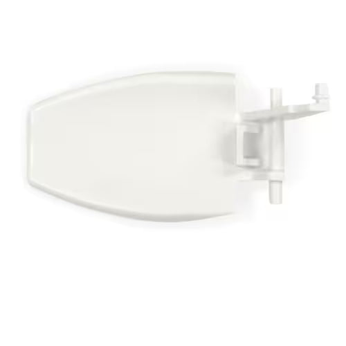 Close-up of part number label 241682001 on dispenser lever