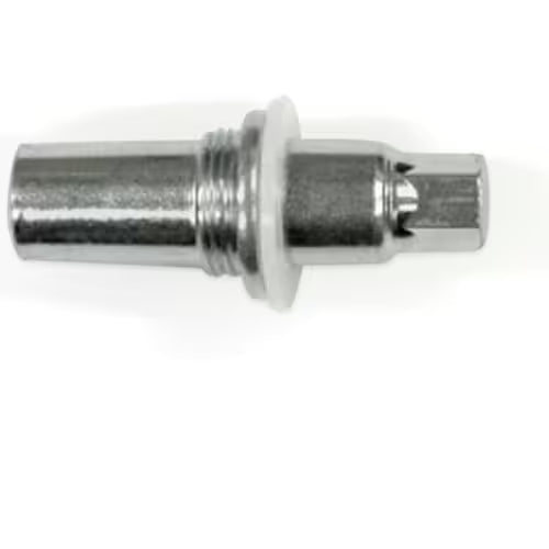 Refrigerator center hinge pin part 241708002 installed in Frigidaire refrigerator