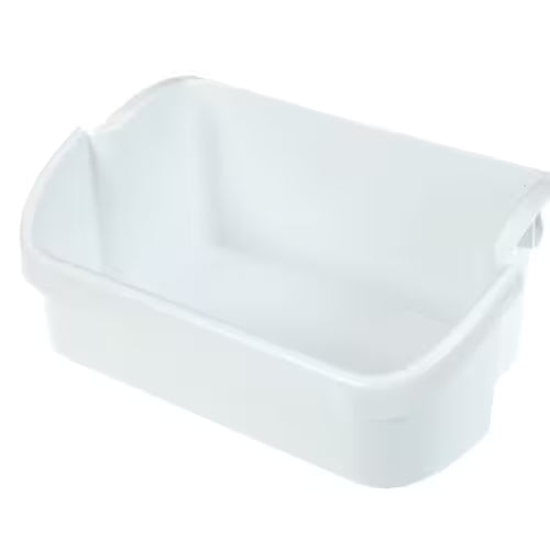 Refrigerator door bin part 241808201 installed in Frigidaire model