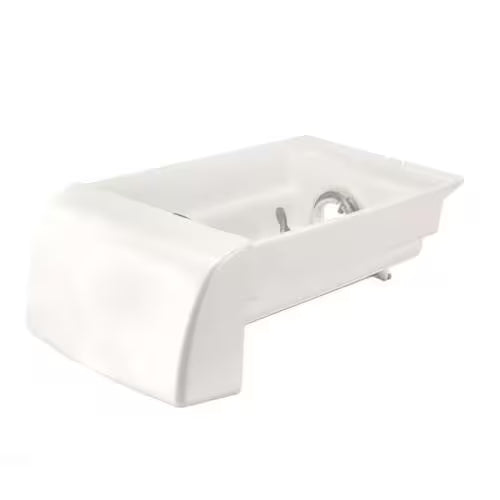 Installation of Frigidaire 241860804 ice container with auger in refrigerator freezer compartment