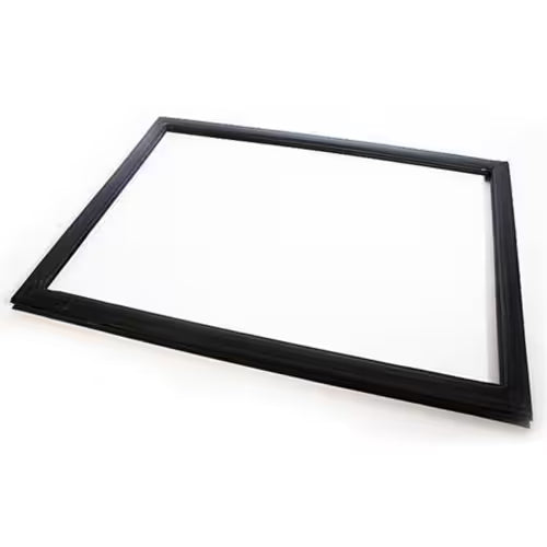 Installation view Frigidaire 241872509 gasket seated on freezer door frame