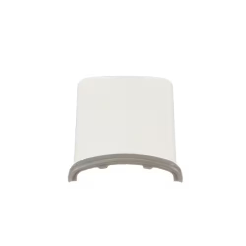 Frigidaire 297309800 trim handle white with gray band front view