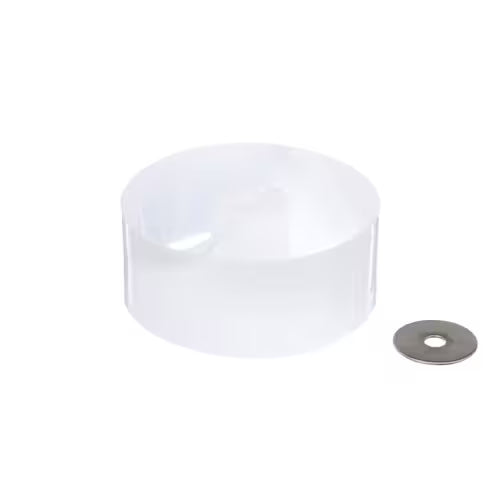 Ice dispenser auger drum 4388736 installed in Whirlpool refrigerator bucket housing