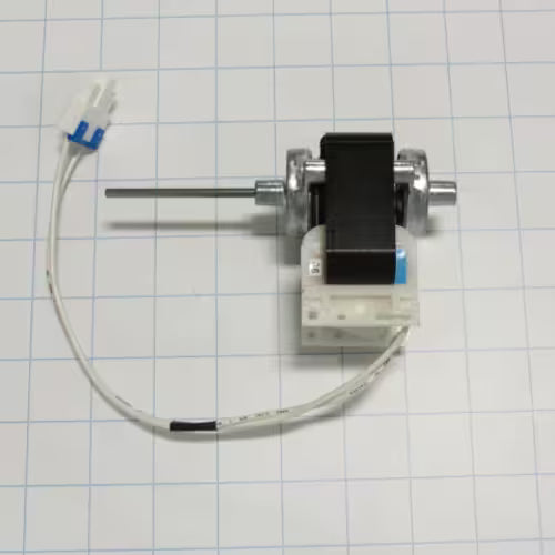 Condenser fan motor 4680JB1026H installed in LG refrigerator condenser region