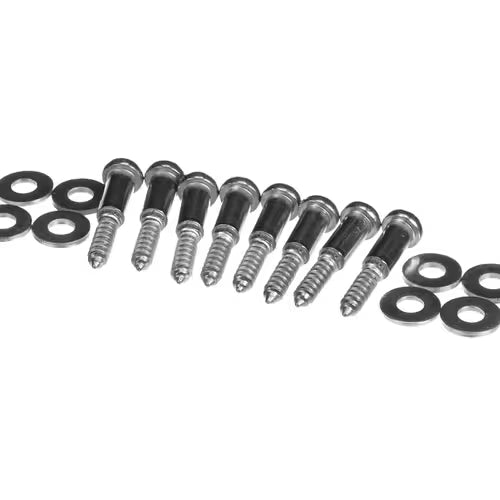 Close-up of screw and washer set 5303943103 for dishwasher rack assembly