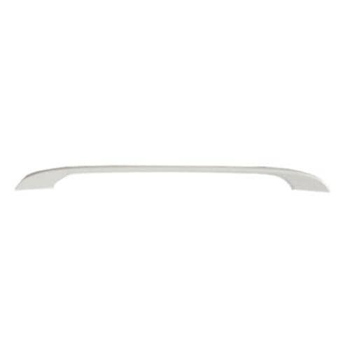 White appliance door handle straight front view