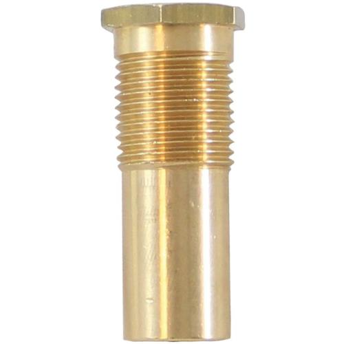 Front view of the Bosch 00189023 Tube Venturi, 10.5mm burner component showing the threaded structure and cylindrical body.