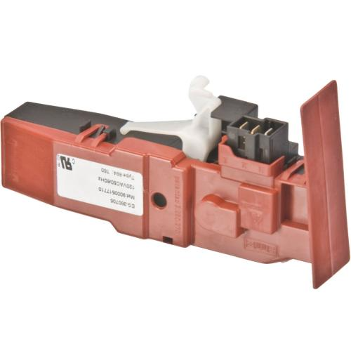 Bosch 00648526 OEM door latch assembly for front-load washers, designed to ensure safe and secure door locking during wash cycles.