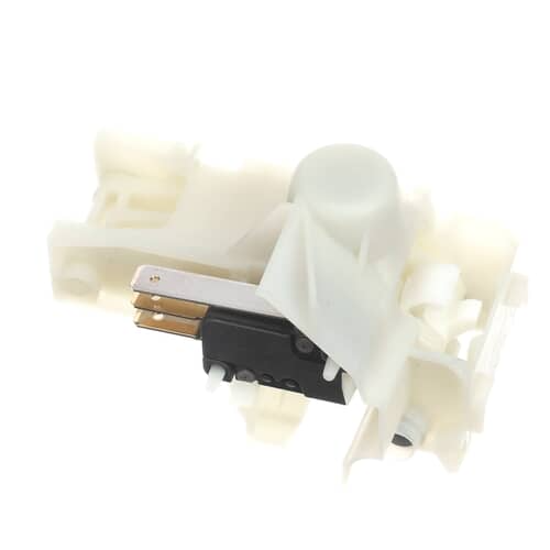 Bosch 438026 OEM dishwasher door latch assembly used to secure the door and prevent leaks during wash cycles.