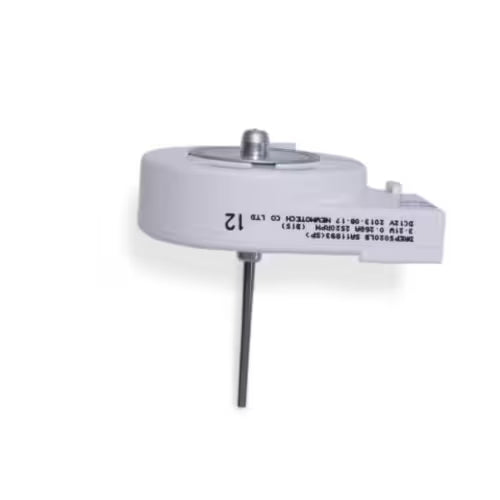 Close-up of part number DA31-00146E molded on fan motor housing