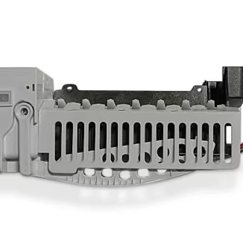 Close-up of part number DA97-07549B molded on ice maker module