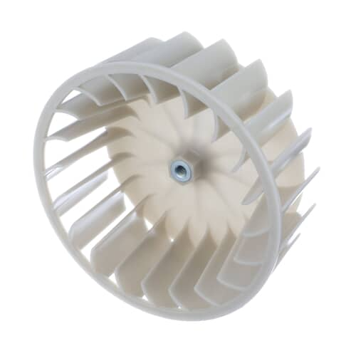Side view of the Danby 56000 blower fan showing blades and central nut
