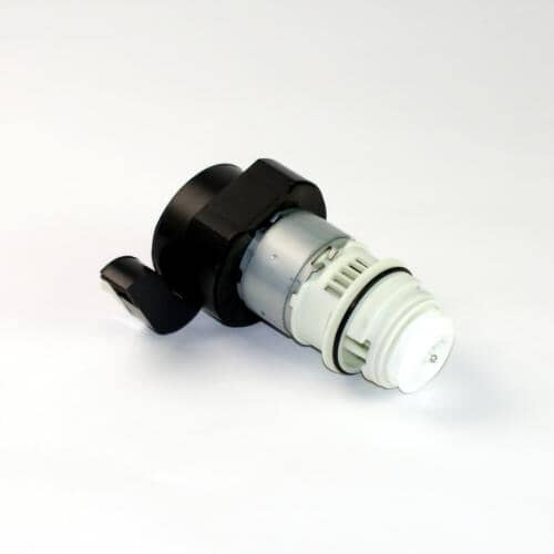 Electrolux 154844101 motor assembly with black housing and white collar