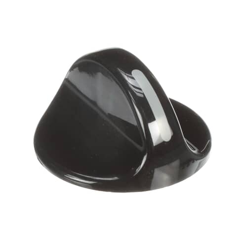 Glossy black appliance control dial, Electrolux part 316025108x