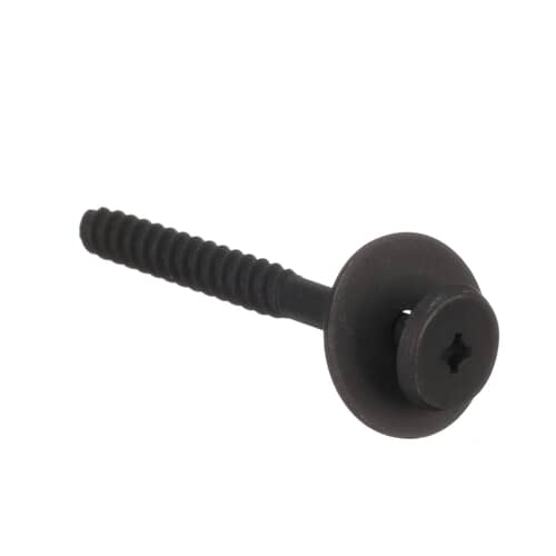 Close-up of the OEM replacement Frigidaire 316433303 door handle screw.