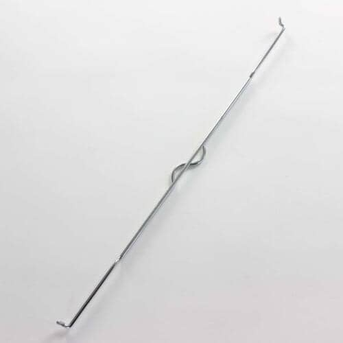 Straight view of the Electrolux 316546300 oven auto rack coupler link arm.