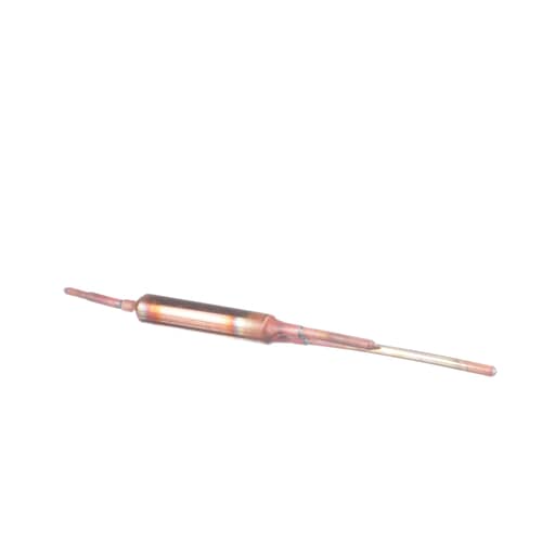 A metallic capillary tube style sensor element, showing copper coloring and two rod ends, against a white background.