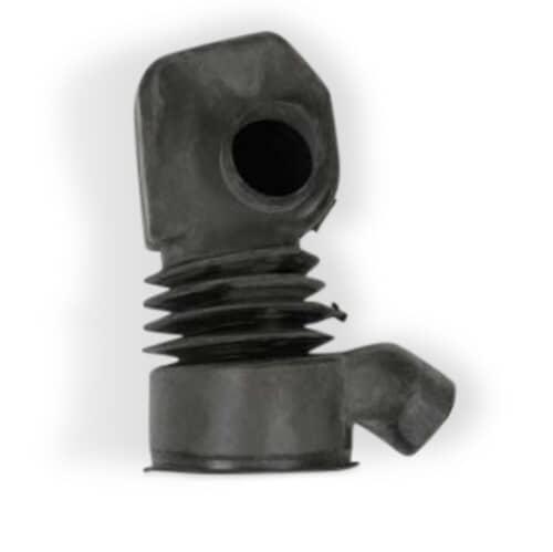 Genuine Electrolux 134455900 washer hose with flexible rubber construction for secure water flow between tub and pump.
