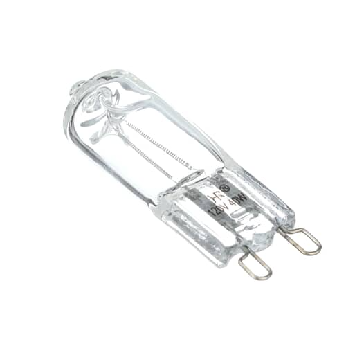 Electrolux 318946400 G9 base, 40W, 120V halogen light bulb for oven interior.