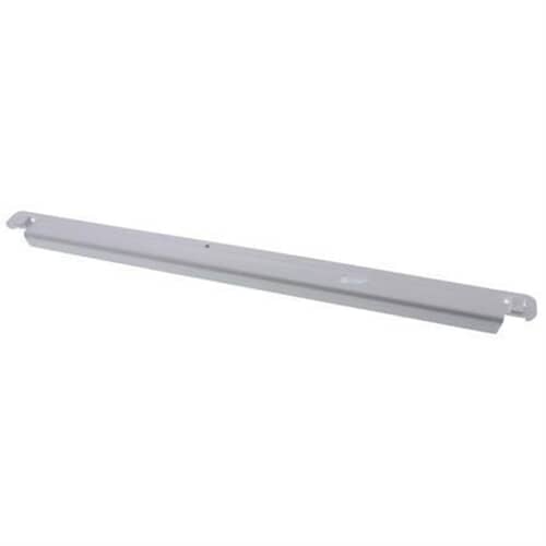 Side profile of the Frigidaire 240356501 plastic drawer slide rail.