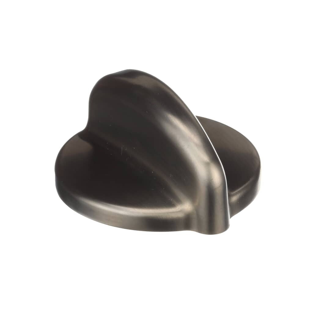 Bottom view of GE WB03T10266 Knob Assembly showing the internal square mount connection for range installation.