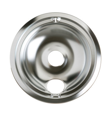 GE WB31K10266 8 inch Chrome Burner Bowl OEM Range Drip Pan