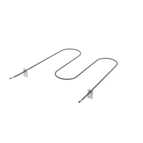 Angled view of the replacement GE WB44X232 electric oven heating element.