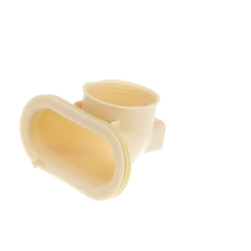 Side profile of the OEM WD12X10257 vent seal and flange for GE dishwasher