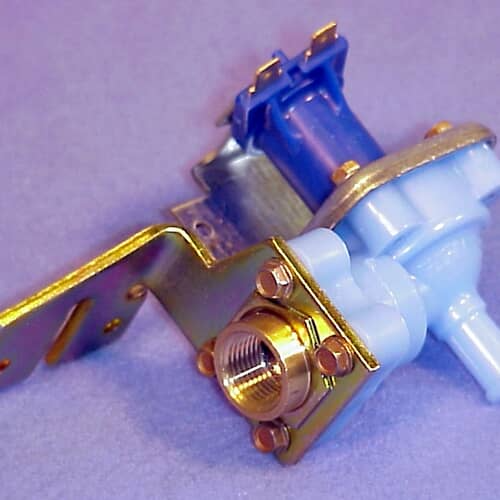 Front view of the WD15X93 valve showing the mounting bracket and electrical terminals.