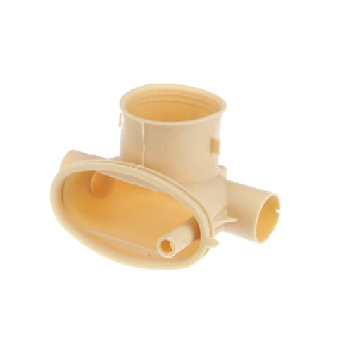 GE WD18X10026 inlet housing showing the flange gasket area