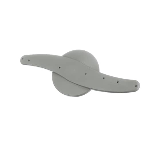 Top view of the WD22X10047 lower spray arm showing water jet holes