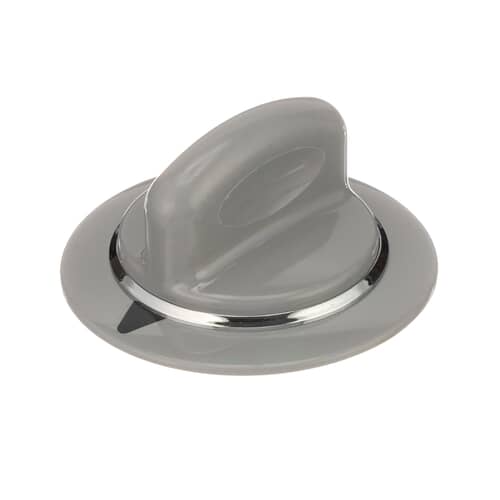 The rear view of the gray timer knob, showing the splined central hub designed to fit over the timer shaft.