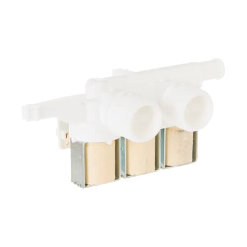 OEM WH13X10025 Water Inlet Valve showing dual threaded hose connections