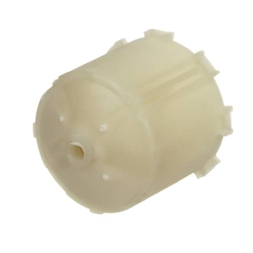 GE WH43X10032 agitator coupling, light beige plastic cylinder