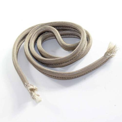 Close-up view of the woven material of the GE WB2X3138 oven door seal.